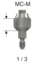 *Abut Comp Conical M-Series 3mm