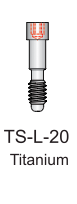 *USE TS-L-20C* Screw Titanium Unigrip M2.0