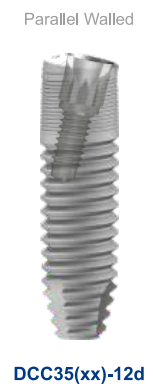 DC Cylindrical Co-Axis Implant 12deg 3.5 x 11mm