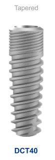 Implant DC ø4.0 x 9mm Tapered(t)