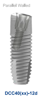 DC Cylindrical Co-Axis Implant 12deg 4.0 x 8mm