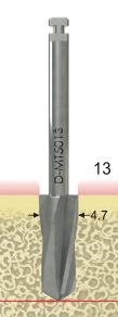 Drill Tapered M-Series 5x8