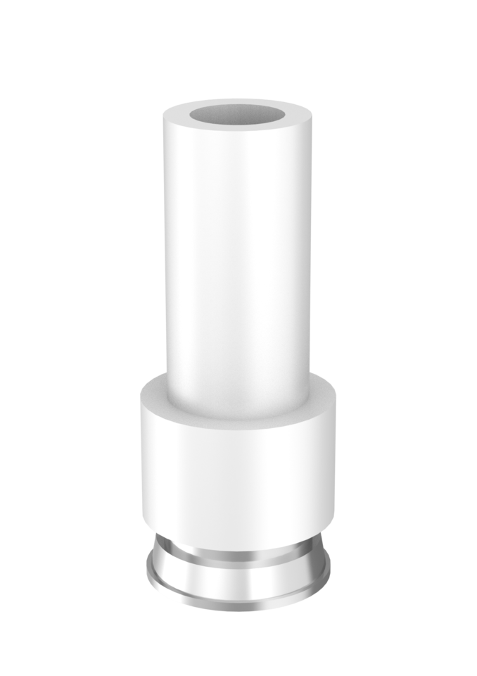 Compact Conical Gold Cylinder Abutment (Wide)