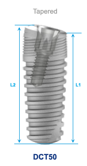 Implant DC ø5x15mm  Tap Co-Axis