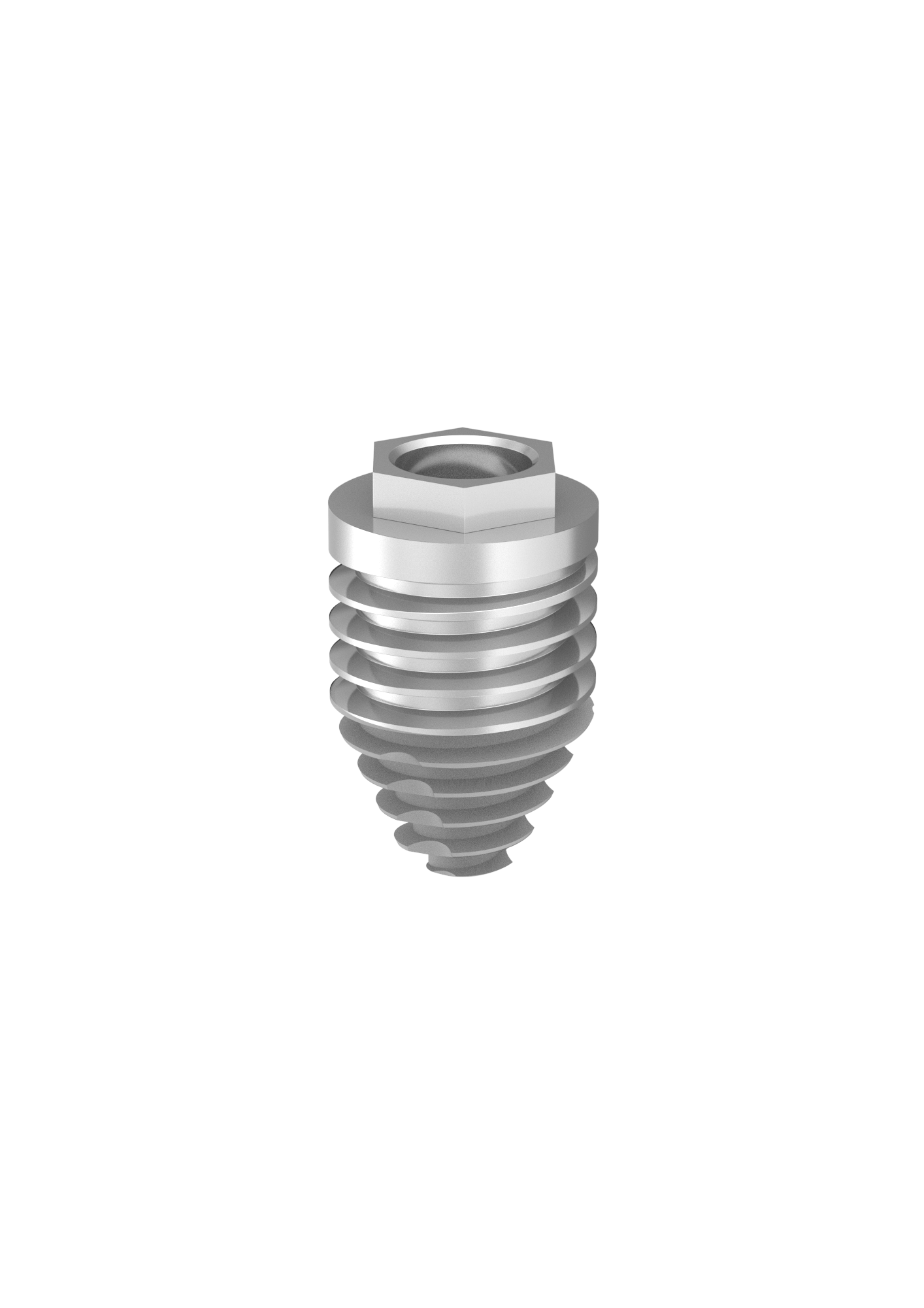 MSC Ex-Hex Tapered Implant 4.0mm x 6mm