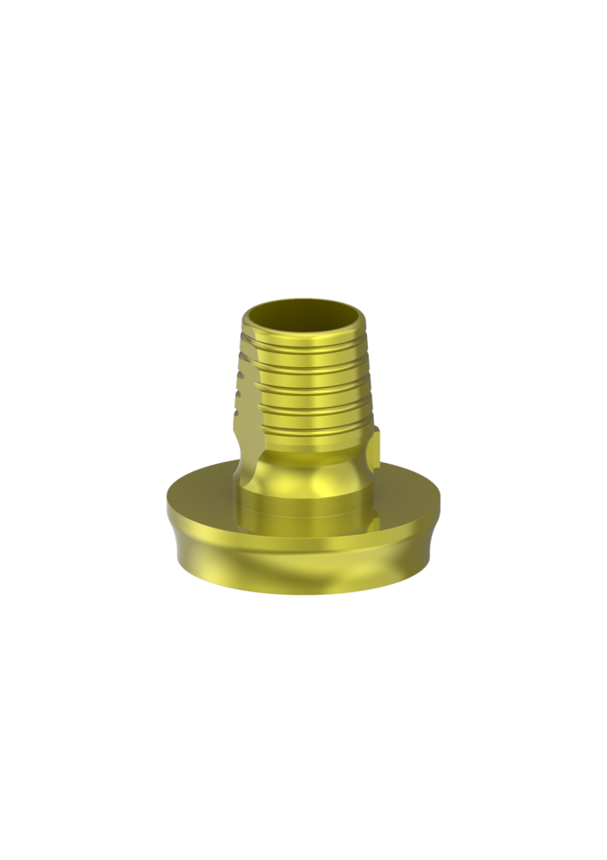 Ext Hex Abutment Base Ti 6.0, 1.5mm Collar Engaging