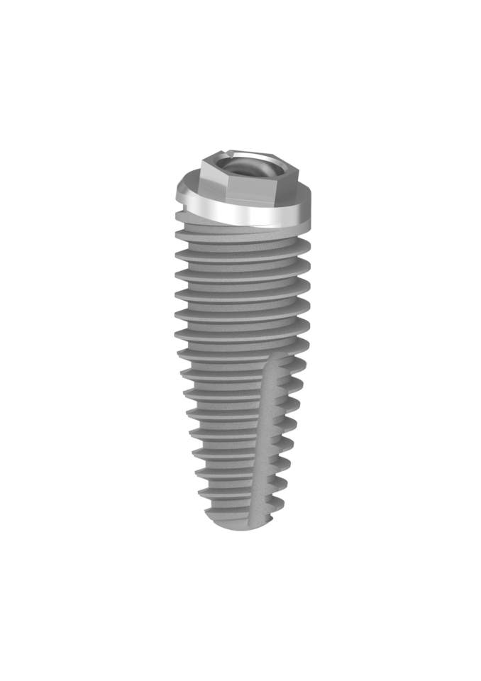 Reduced Platform Ex-Hex Tapered Co-Axis Implant 12deg 4.0mm x 10mm