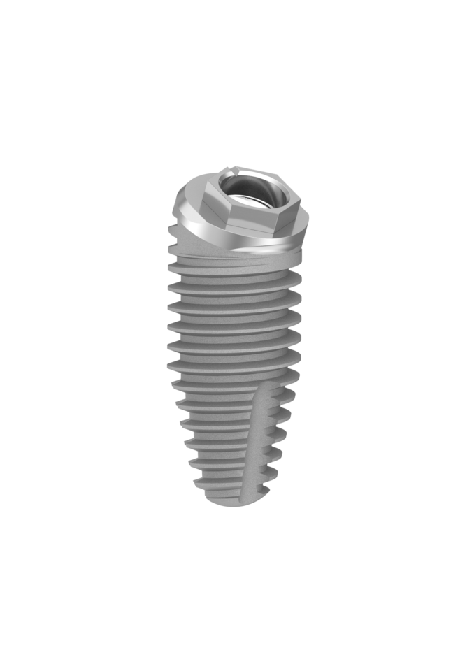 Reduced Platform Ex-Hex Tapered Co-Axis Implant 24deg 4.0mm x 8.5mm