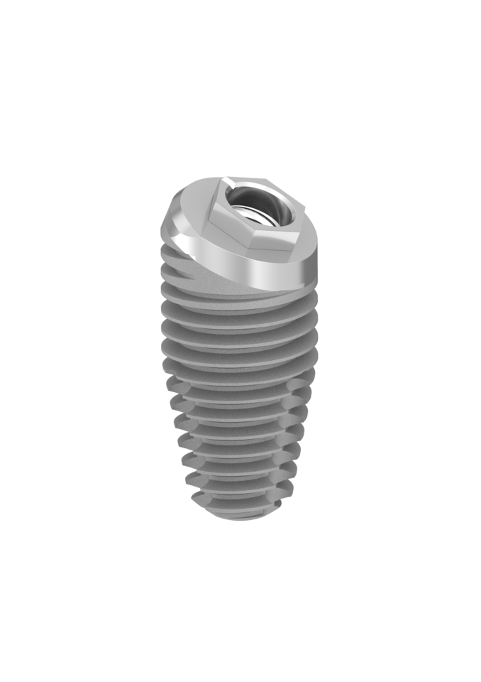 Reduced Platform Ex-Hex Tapered Co-Axis Implant 24deg 5mm x 8.5mm