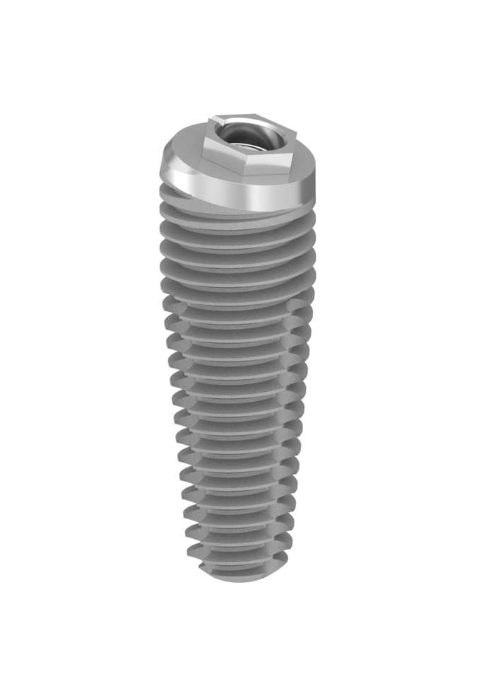 Reduced Platform Ex-Hex Tapered Co-Axis Implant 12deg 5.0mm x 13mm