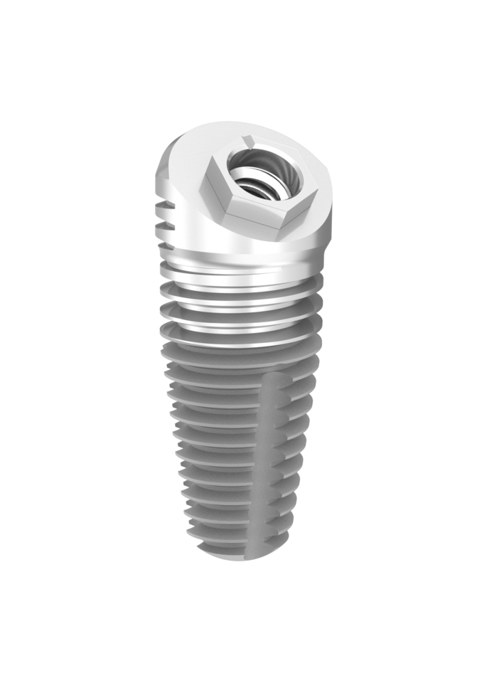 Ex-Hex MSC Tapered Co-Axis Implant 36deg 5mm x 10mm