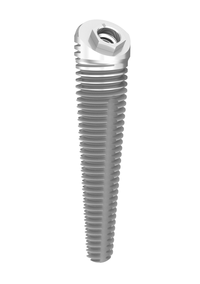 Ex-Hex MSC Tapered Co-Axis Implant 36deg 5mm x 20mm