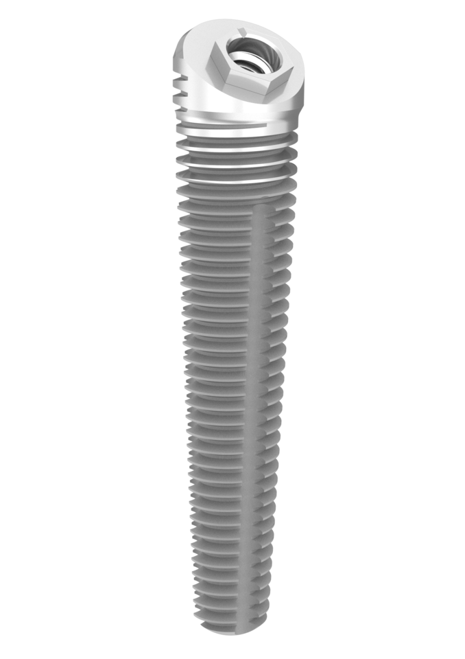Ex-Hex MSC Tapered Co-Axis Implant 36deg 5mm x 22mm