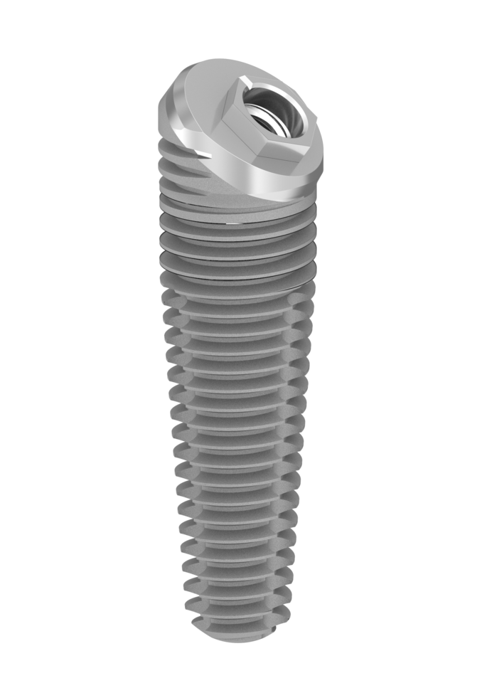 Ex-Hex Tapered Co-Axis Implant 36deg 5mm x 15mm