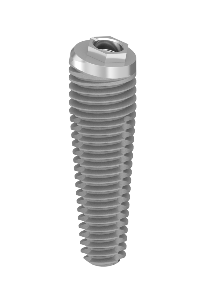 Ex-Hex Tapered Co-Axis Implant 12deg 5mm x 15mm