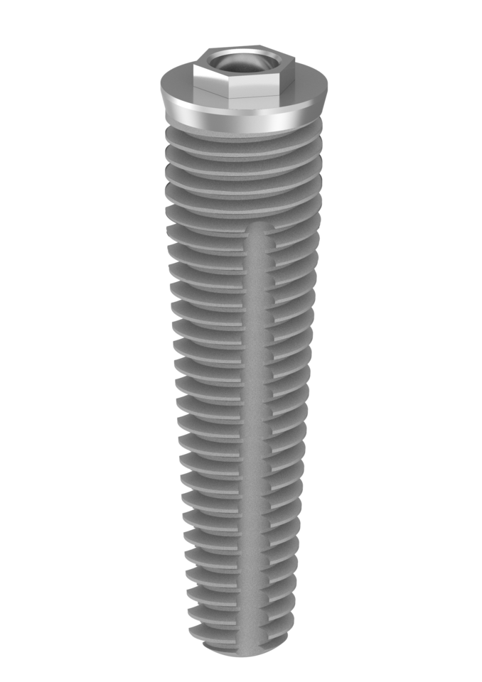 Ex-Hex Tapered Implant 5mm x 18mm