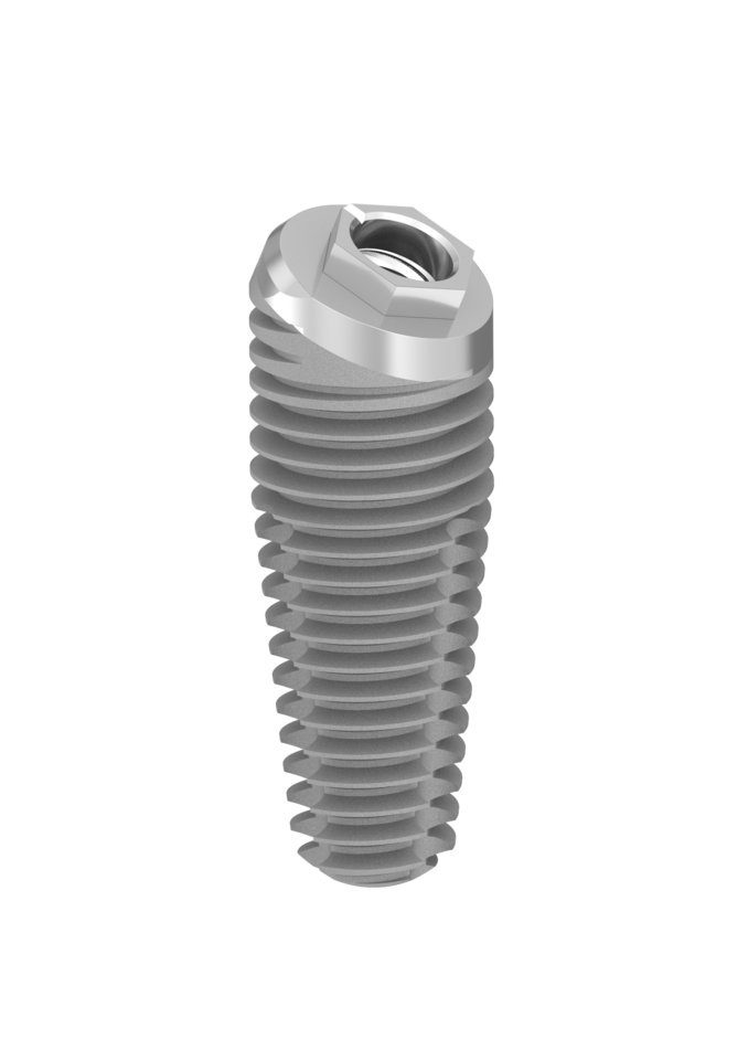 Reduced Platform Ex-Hex Tapered Co-Axis Implant 24deg 5mm x 11.5mm