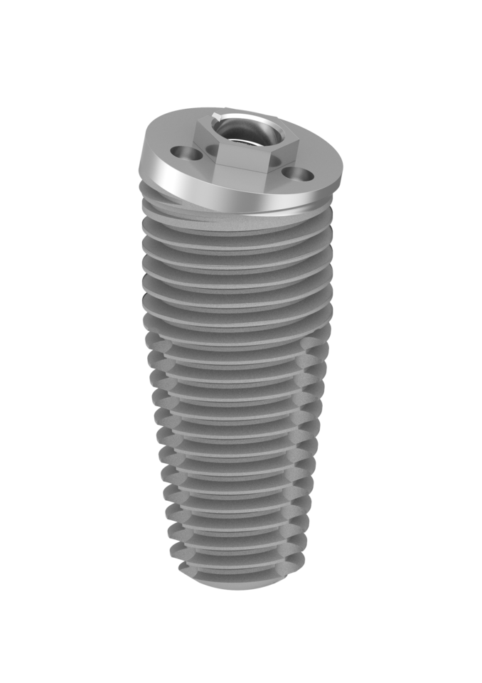 Ex-Hex Tapered Co-Axis Implant 12deg 6mm x 13mm
