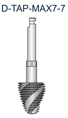 MAX TAP Drill 7.0mm x 7mm