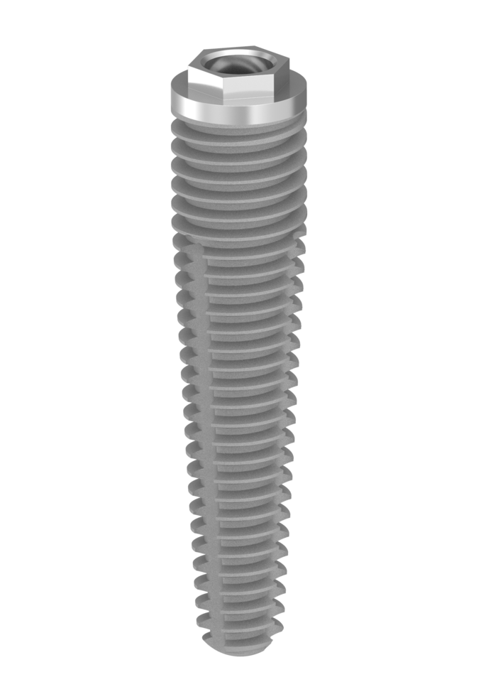 Ex-Hex Tapered Implant 4.0mm x 18mm