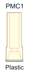 Cylinder plastic AMC abut