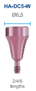Abutment Healing DC5 6.5x4mm