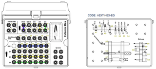 *USE I-HEX-EG*  Ex-Hex Instrument Tray EG